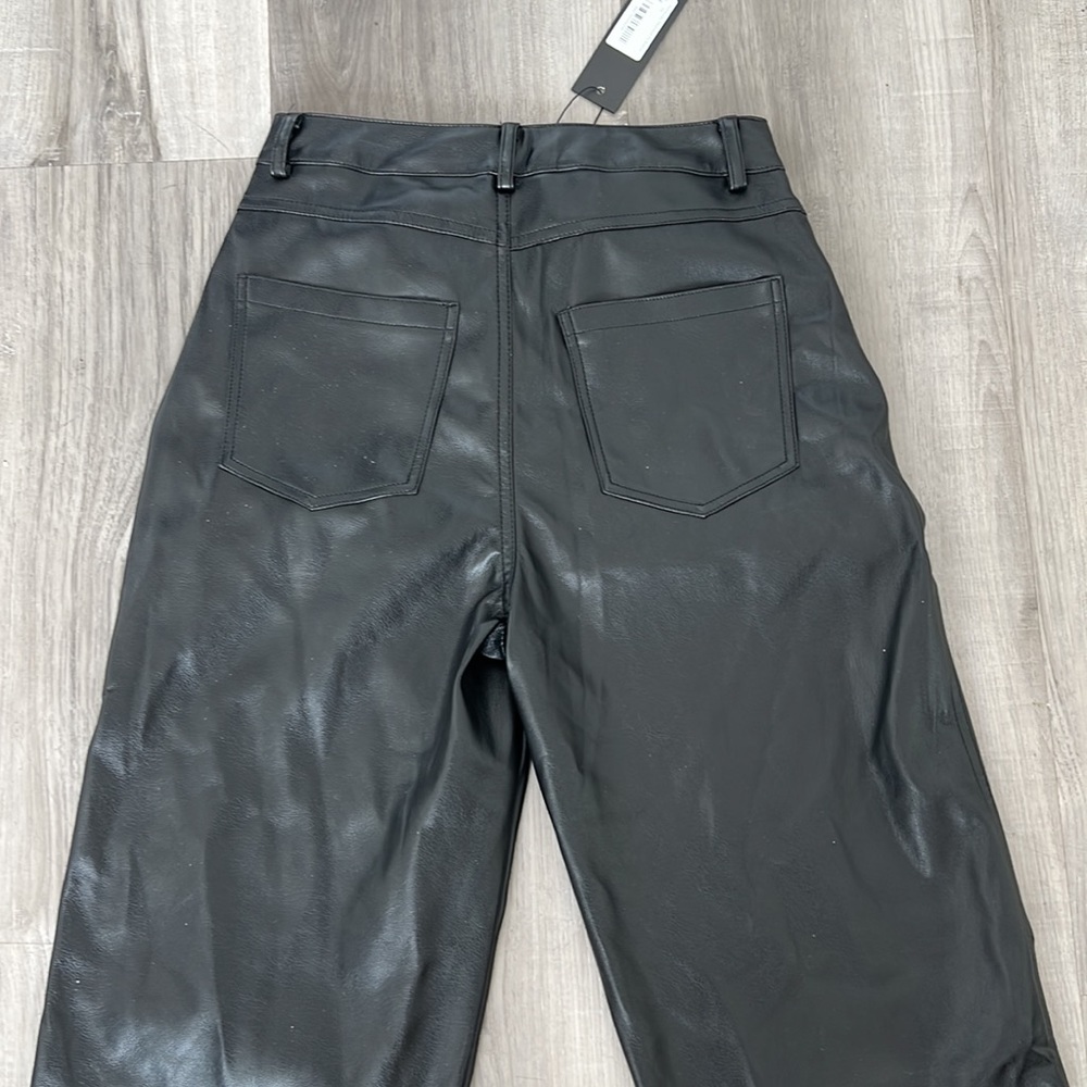 Motel Rocks Leather Trousers - Picture 3 of 3